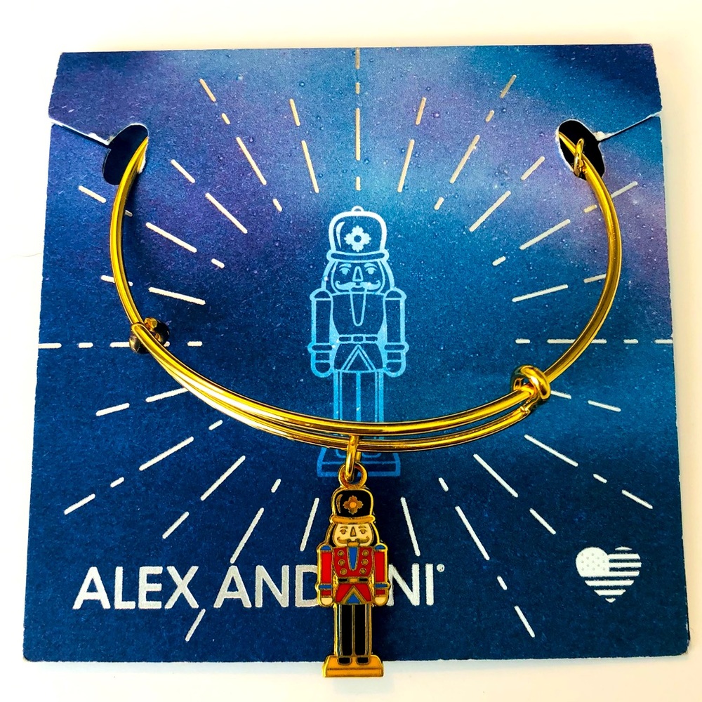Alex and Ani Gold Nutcracker Bangle Bracelett
